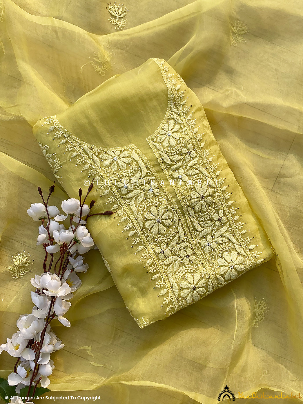 Find Pure Cambric cotton Chikankari Suit by Lucknowi Ada Chikankari Studio  near me | Madiyaon, Lucknow, Uttar Pradesh | Anar B2B Business App